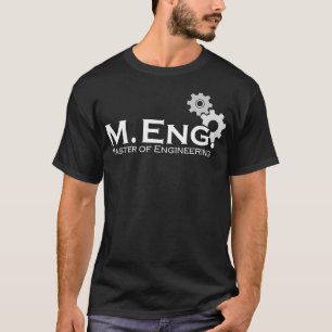 Camiseta Grau acadêmico do Engenheiro Master of Engineering