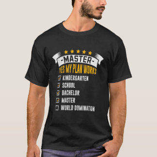 Camiseta Grau Checklist My Plan Works Mestrados
