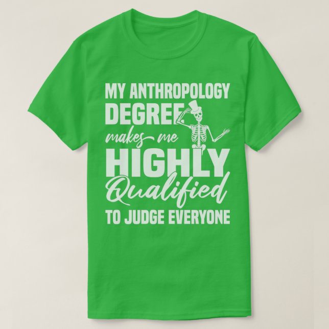 Camiseta Grau de Antropologia (Frente do Design)