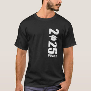Camiseta Grau de Bacharel BACHELOR 2025 Festa de Solteirão 