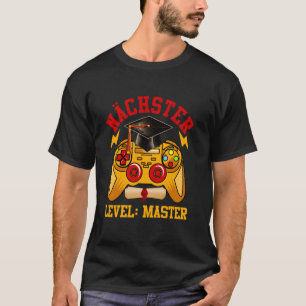 Camiseta Grau de bacharel NEXT MASTER Divertido Zocker