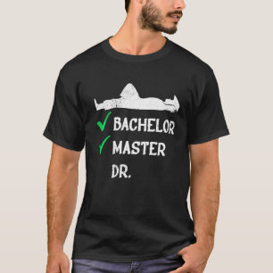 Camiseta Grau de Mestrados de Solteiros de Lista de Verific