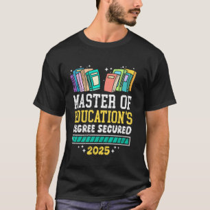 Camiseta GRAU DE MESTRE EM EDUCAÇÕES OBTIDO 2025 Mestrado