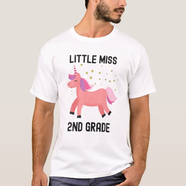 Camiseta Grau de Miss Segundo | Raparigas Unicórnio De Volt (Frente)