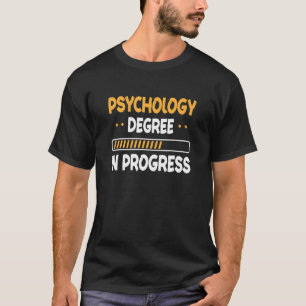 Camiseta Grau De Psicologia Em Curso - Estudos De Psicologi