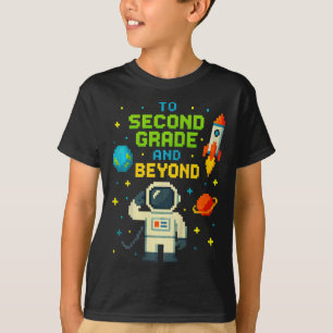 Camiseta Grau De segundo E Além Do Astronauta Boys Gamer Fi