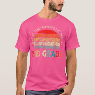 Camiseta Grau De segundo Onde A Aventura Começa O Professor