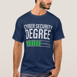 Camiseta Grau de Segurança Cibernética Carregando, especial