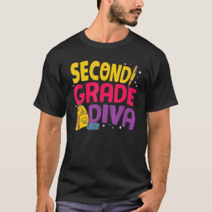 Camiseta Grau Diva Grau de segundo de Grau Curto