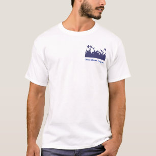 Camiseta Grau em linha do modelo do t-shirt