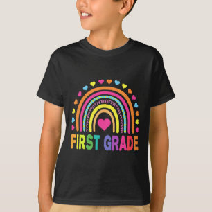Camiseta Grau Rainbow Girls Boys Equipe de Professores 1rua