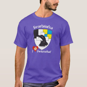 Camiseta Graubünden Grigioni Grischun Suíça Suisse Svizr