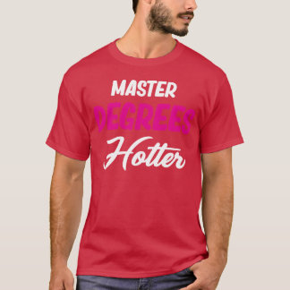 Camiseta Graus de Mestre Mais Quente Educação Divertida Bac