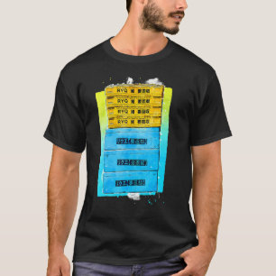 Camiseta Graus Plásticos Empilhados Palavras Japonesas Text