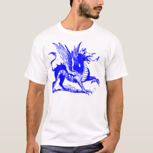 Camiseta Gravação do Dragão - Azul
