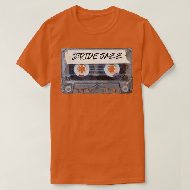 Camiseta Gravação do gênero musical Cassette Old School Str (Frente do Design)