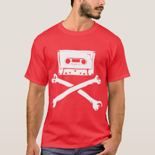 Camiseta Gravação Home da pirataria da fita & do pirata d