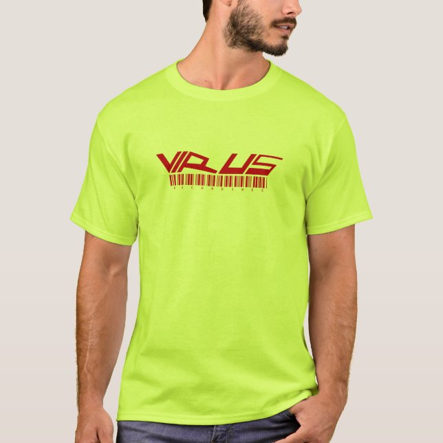 Camiseta Gravações do vírus/001 (Frente)
