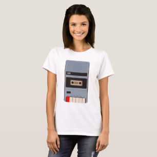 Camiseta Gravador de fita cassete