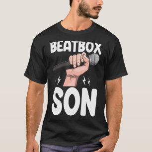 Camiseta Gravador de Fita de Filho de Beatboxing