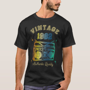 Camiseta Gravador de Fita de Gravador Autenticado de 40 Bi