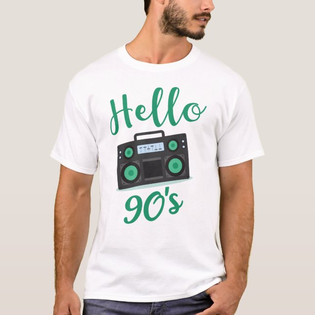 Camiseta Gravador de rádio dos anos 90 (Frente)
