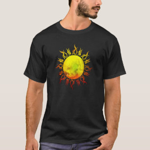 Camiseta Gravando Sol Tribal Tatto Universo Espacial