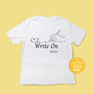 Camiseta Gravar na Capa Longa do Autor