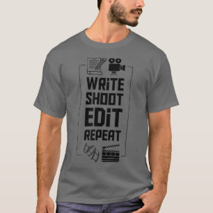Camiseta Gravar Texto Editar Repetir o Fechamento do Criado