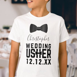 Camiseta Gravata Borboleta Personalizada para Crianças para