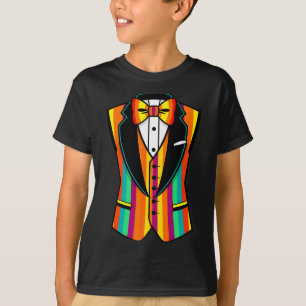 Camiseta Gravata borboleta vibrante cinco de maio festa de 