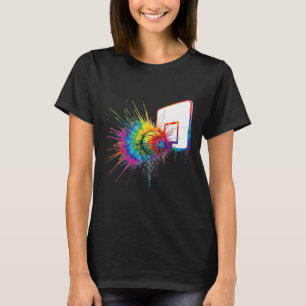 Camiseta Gravata Colorida Tie Dye Sketll Aro Tinta Salpico