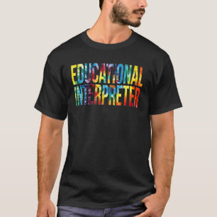Camiseta Gravata de Educação Interpretação Dye Apreciação C