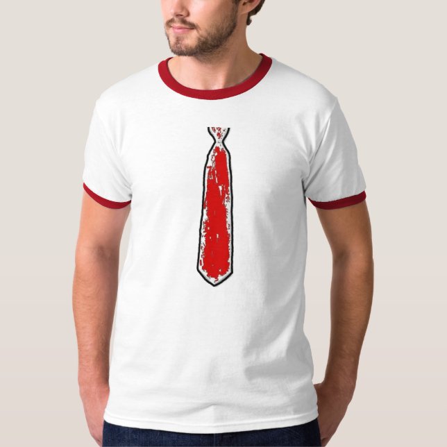Camiseta Gravata do divertimento (Frente)