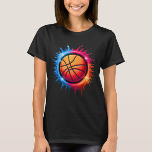 Camiseta Gravata Tie Dye Colorida Sketll Splash de Cores Ar