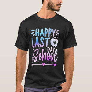Camiseta Gravata Tie Dye Feliz Último Dia de Aula Professor