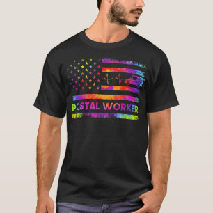 Camiseta Gravata Tie Dye Orgulhoso Carteiro Correio