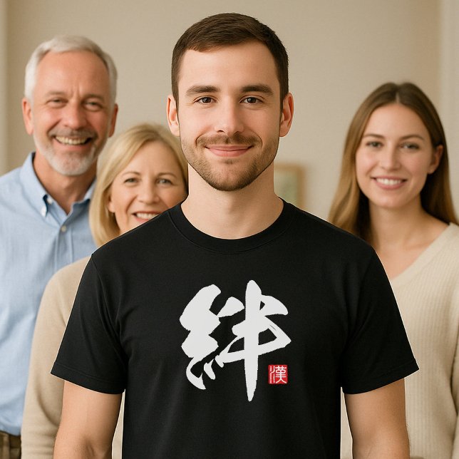 Camiseta Gravatas Kanji [絆] populares (Criador carregado)