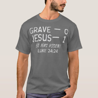 Camiseta Grave 0 Jesus 1 Ele Arriscou Jesus Gosto Religioso