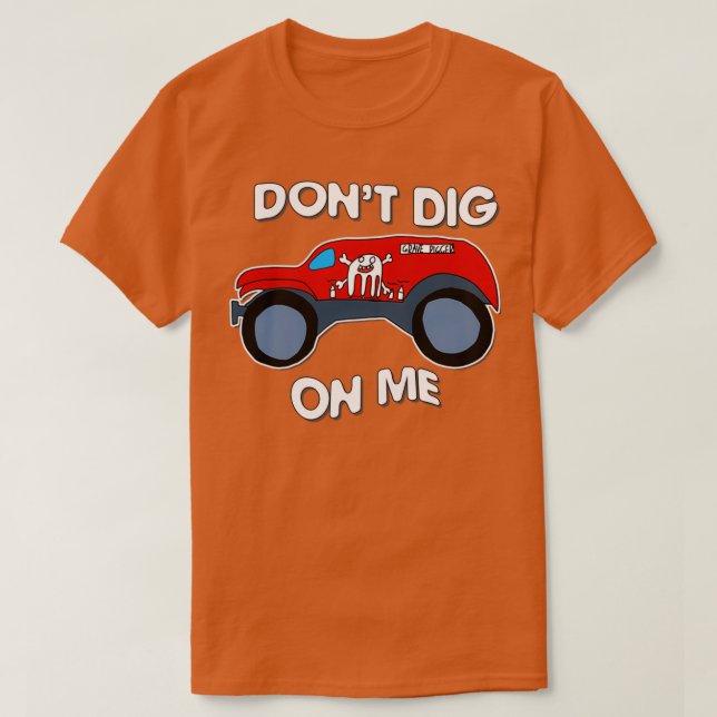 Camiseta Grave Diggerx27s Donx27t Dig On Me Red Edition (Frente do Design)