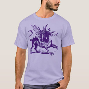 Camiseta Grave do Dragão - Roxo Fundo