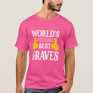 Camiseta Graves Surname Team Family Sobrenome World's Best