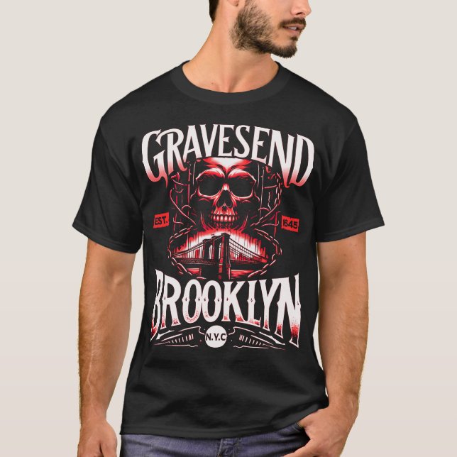 Camiseta Gravesend Brooklyn NYC T-Shirt (Frente)
