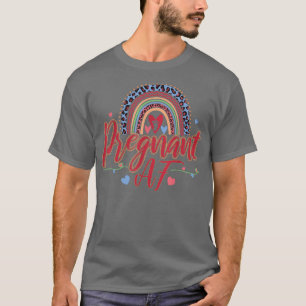 Camiseta Grávida AF Arco-Íris Mamães Engraçadas Gravidez Pa