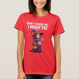 Camiseta Grávida Bonita Halloween Perfeito para Mães Serem