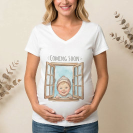 Camiseta grávida - Em Breve