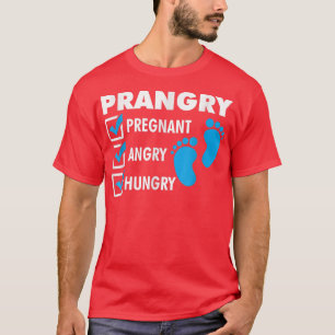 Camiseta Grávida Grávida Irritada Futura Fome, Gravidez Mãe