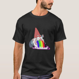 Camiseta Gravidade Cai Gnome Clássico T-Shirt