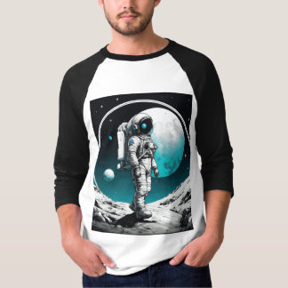 Camiseta Gravidade Galáctica: Espacewalk Astronauta - T-Shi