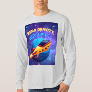 Camiseta Gravidade zero sonhos infinitos